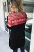 Printed Leopard Detail Plus Size Cardigan